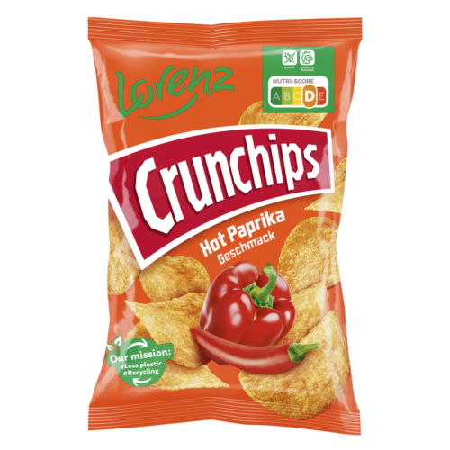 Lorenz Crunchips Hot Paprika 150g