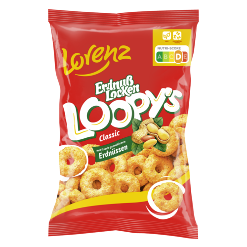 Lorenz Erdnuss Locken Loopy's 130g