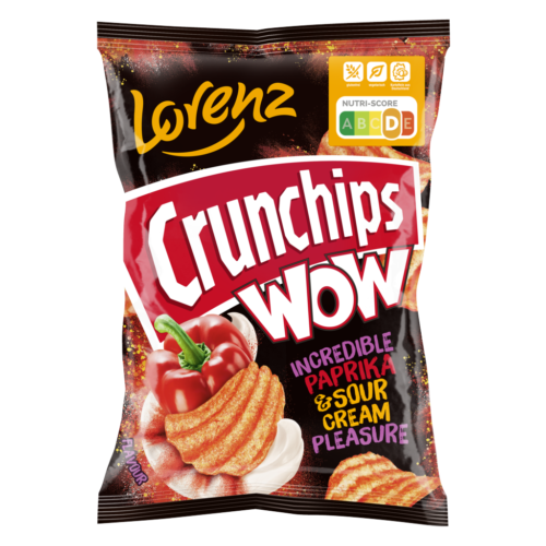 Lorenz Crunchips Wow Paprika & Sour Cream 110g