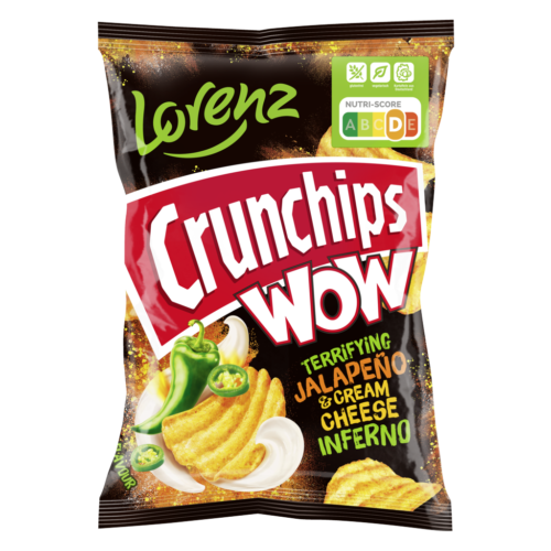 Lorenz Crunchips Wow  Jalapeño & Cream Cheese 110g