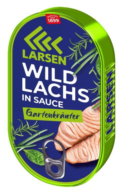 Larsen Wildlachs Gartenkräuter 200g