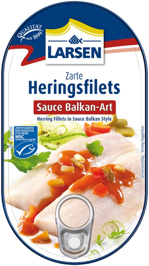 Larsen Heringsfilets Balkan Art 200g