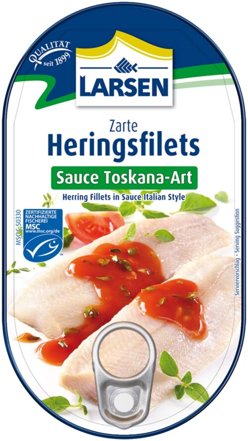 Larsen Heringsfilets Sauce Toskana Art 200g