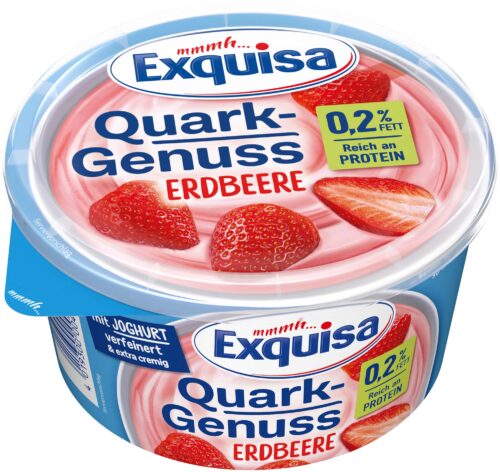 Exquisa Quark-Genuss Erdbeere 0,2% 500g