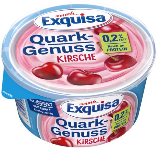 Exquisa Quark-Genuss Kirsche 0,2% 500g