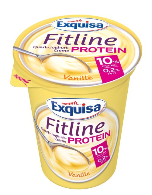 Exquisa Fitline Quark-Joghurt Protein Creme Vanille 400g