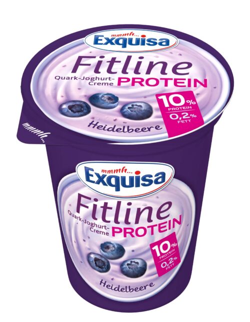 Exquisa Fitline Quark-Joghurt Protein Creme Heidelbeere 400g