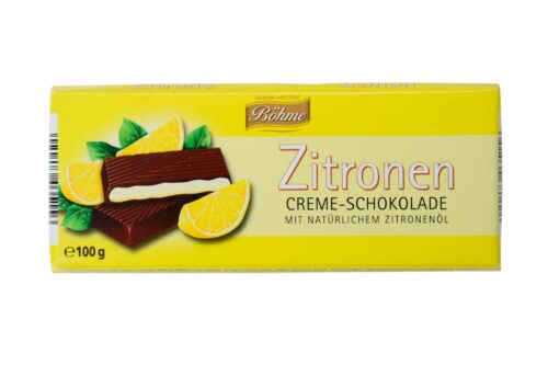 Böhme Zitronen Creme Schokolade 100g