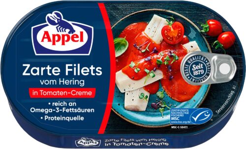 Appel zarte Heringsfilets in Tomaten-Creme 200g