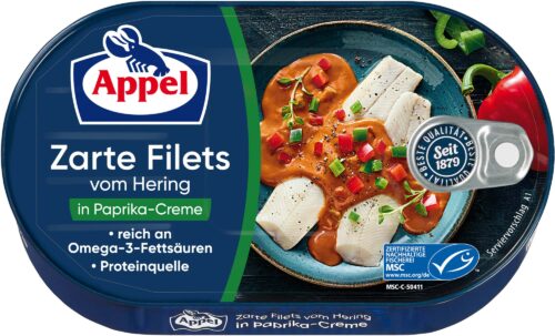 Appel Zarte Heringsfilets Paprika-Creme 200g