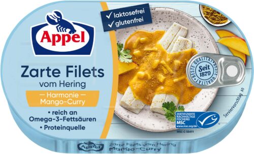 Appel Heringsfilets Harmonie Mango-Curry 200g
