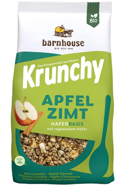 Barnhouse Bio Krunchy Apfel Zimt 375g