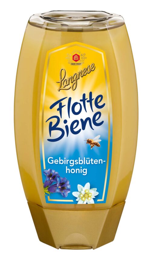 Langnese Flotte Biene Gebirgsblüten Honig 250g