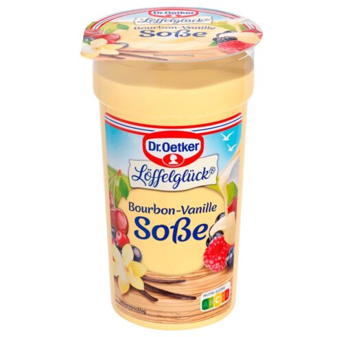 4023600000276 Dr.Oetker Löffelglück Bourbon-Vanille Soße 250ml
