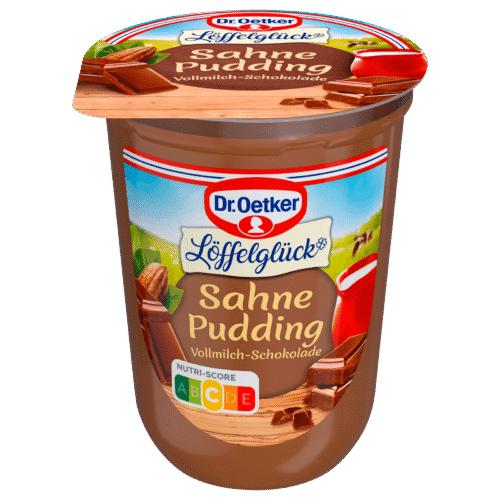 4023600011807 Dr.Oetker Löffelglück Sahne Pudding Vollmilch-Schokolade 500g