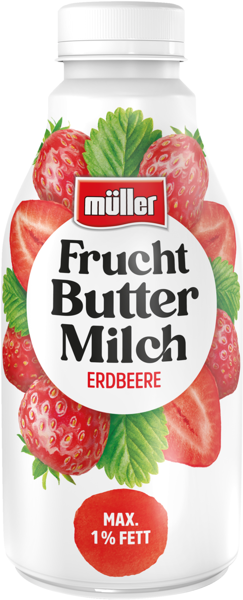 müller Frucht Buttermilch Erdbeere 500g