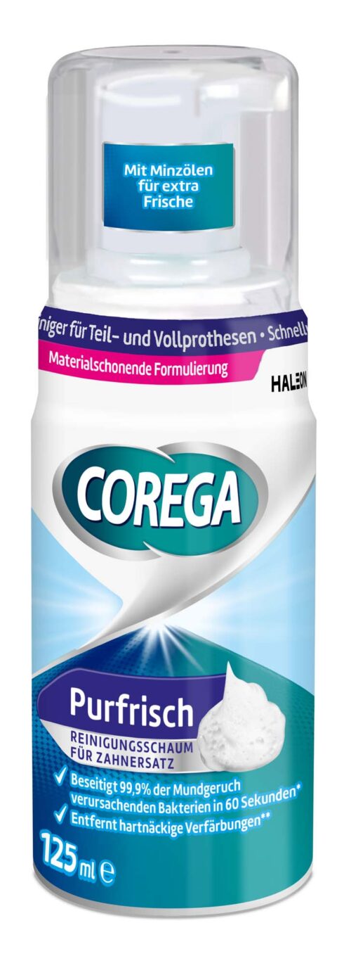 Corega Gebissreiniger Schaum für Zahnersatz 125ml