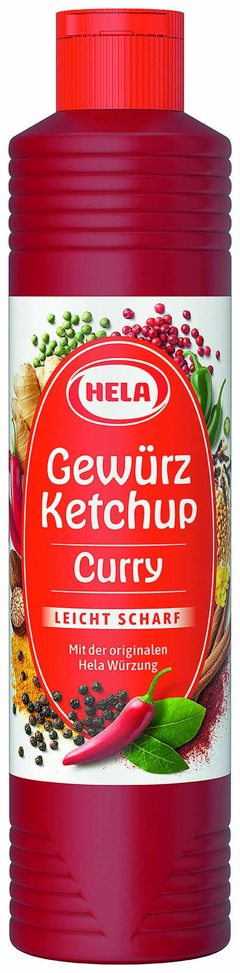 Hela Gewürz Ketchup Curry scharf 800ml