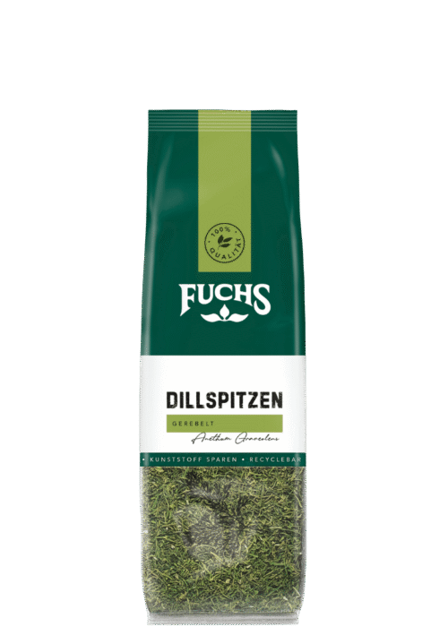 Fuchs Dillspitzen gerebelt Beutel 20g