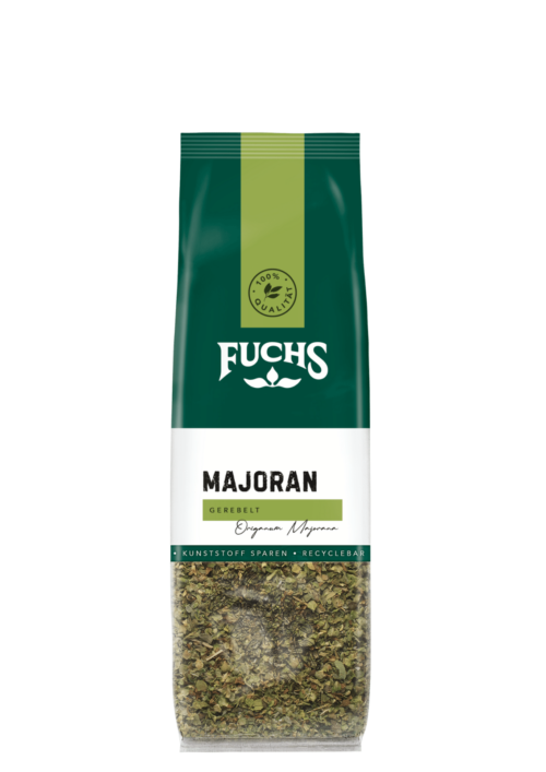 Fuchs Majoran gerebelt Beutel 10g
