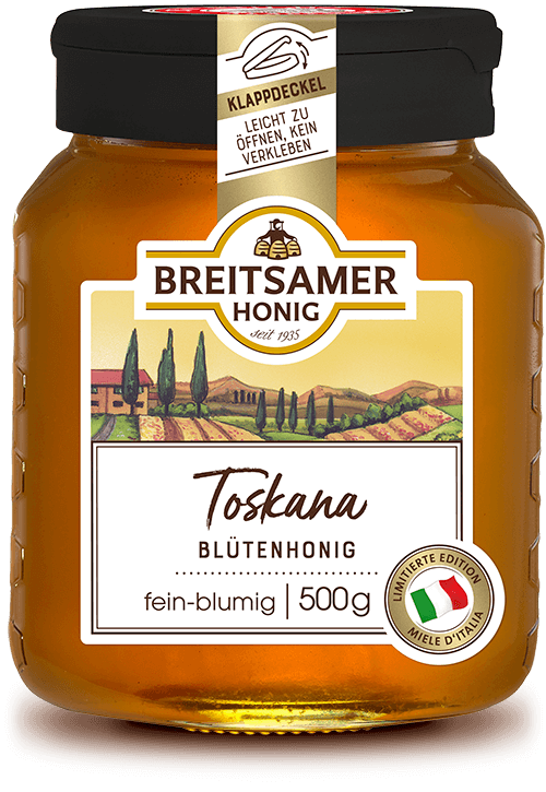 Breitsamer Blütenhonig Toskana 500g