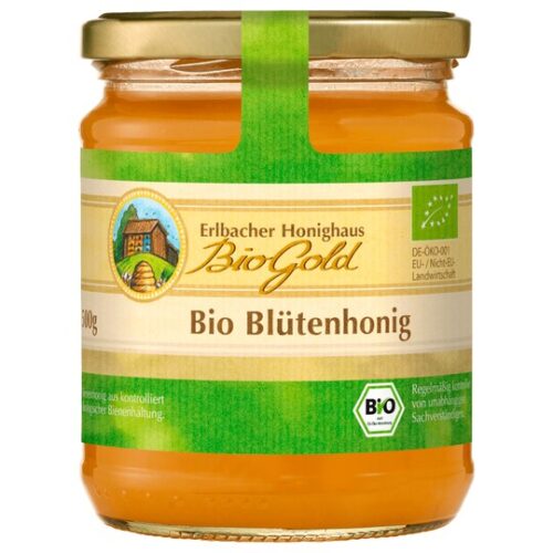 Erlbacher Honighaus Biogold Bio Blütenhonig cremig 500g