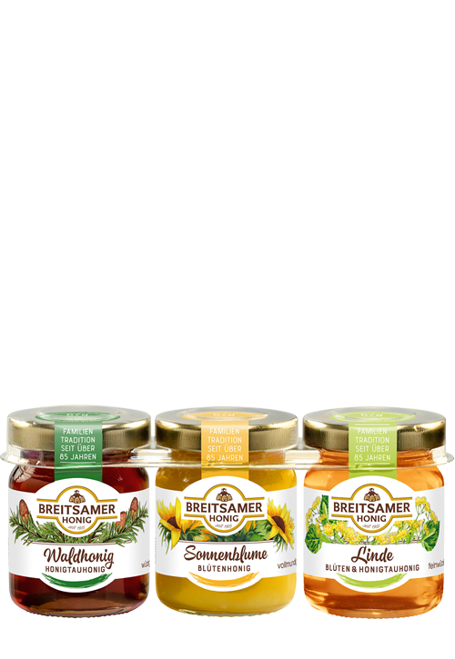 Breitsamer Dreierlei Honig 3x67g
