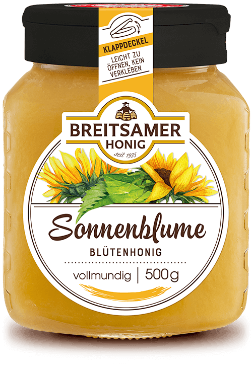Breitsamer Sonnenblume Blütenhonig 500g