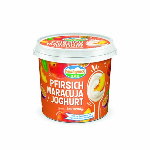 Weideglück Fruchtjoghurt Pfirsich Maracuja 1kg