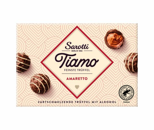 Sarotti Tiamo Feinste Trüffel Amaretto 125g
