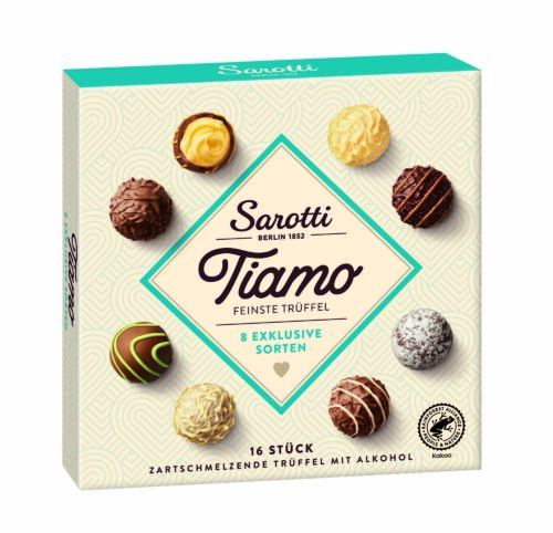 Sarotti Tiamo Feinste Trüffel mit Alkohol 200g