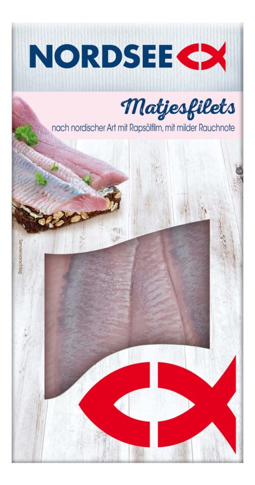 Nordsee Matjesfilet mit milder Rauchnote 200g