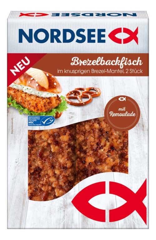 Nordsee Brezelbackfisch mit Remoulade MSC 225g