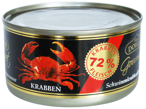 Dovgan Schwimmkrabbenfleisch 170g