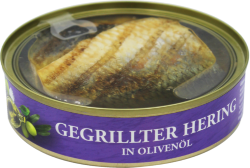 Dovgan gegrillter Hering in Olivenöl 160g