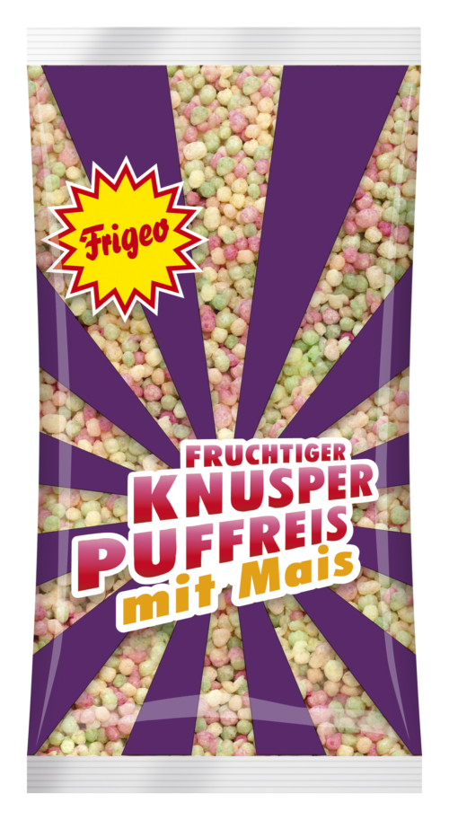 Frigeo Fruchtiger Knusper Puffreis 80g