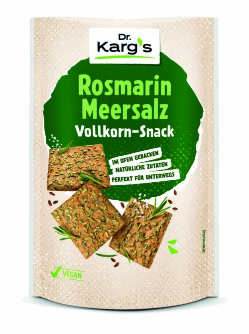 Dr. Karg's Snack Rosmarin Meersalz 110g