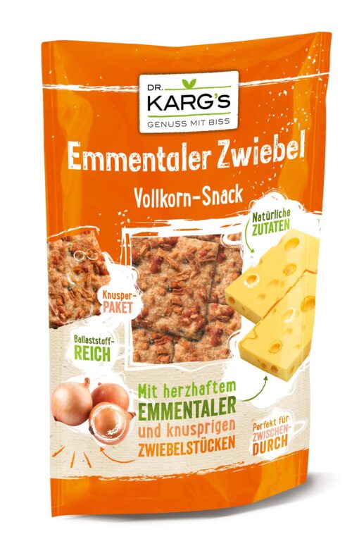 Dr. Karg's Snack Emmentaler Zwiebel 110g
