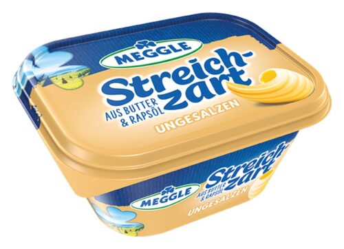 Meggle Streichzart Butter & Rapsöl ungesalzen 250g