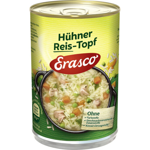 Erasco Hühner-Reistopf mit Hühnerbrühe 400g