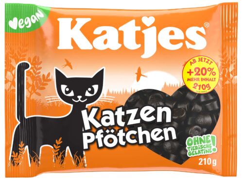 Katjes Katzen Pfötchen 210g