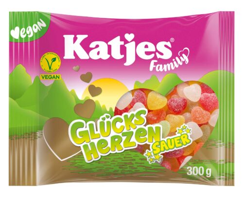 Katjes Family Glücksherzen sauer 300g