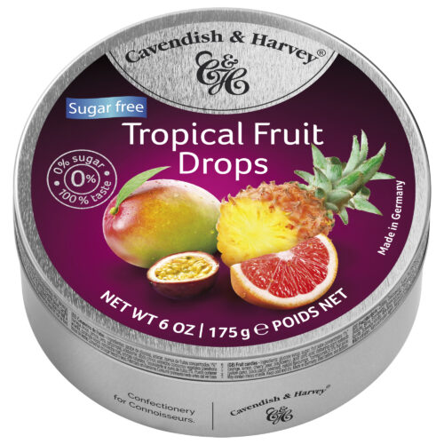 Cavendish & Harvey Tropical Drops Sugar Free 175g