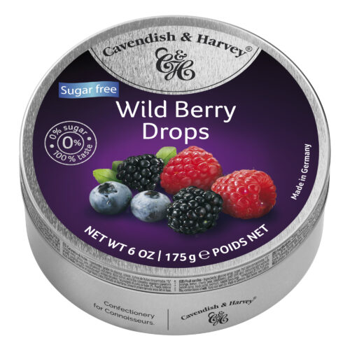 Cavendish & Harvey Wild Berry Drops Sugar Free 175g