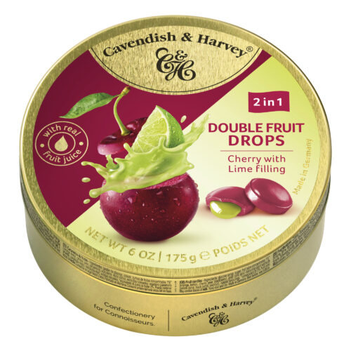 Cavendish & Harvey Double Fruit Cherry with Lime filling Drops 175g