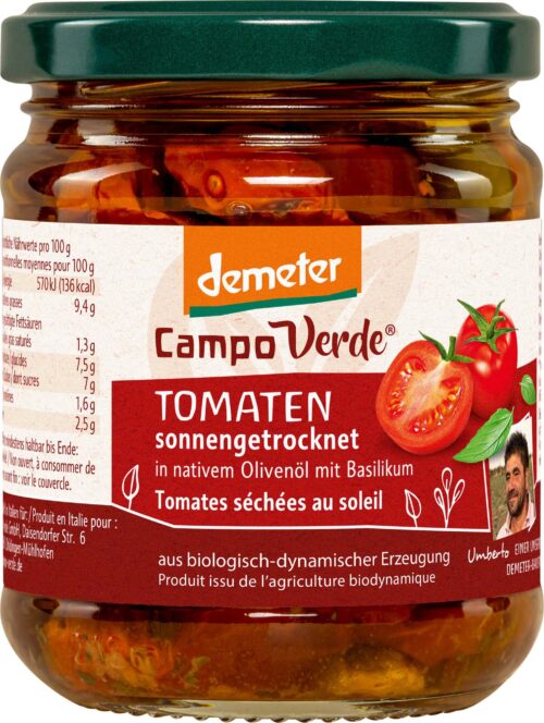 Campo Verde Demeter getrocknete Tomaten 180g