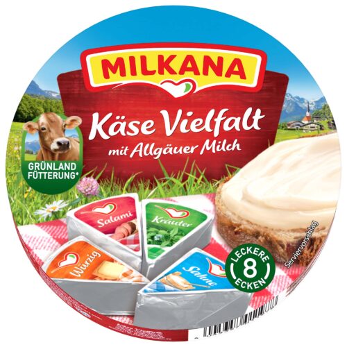 Milkana Käse Vielfalt 8ST 190g