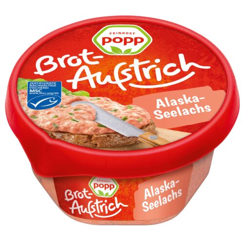 Popp Brotaufstrich Alaska-Seelachssalat MSC 150g