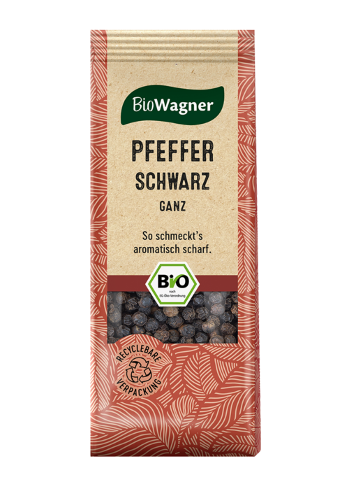 BioWagner Pfeffer schwarz ganz 50g