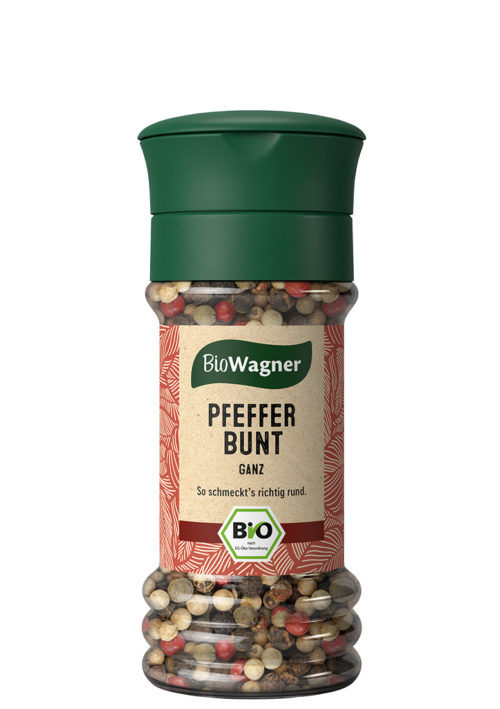 BioWagner Pfeffer bunt Mühle 40g